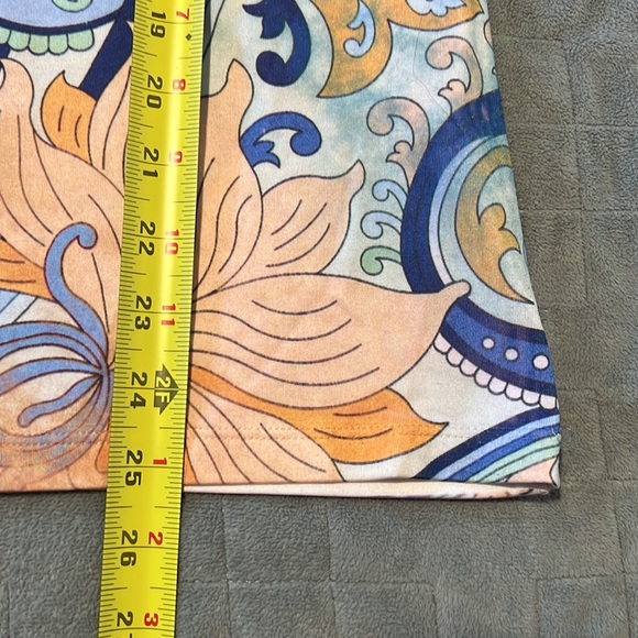 Karen by Karen Kane Short-Sleeve Shirt, Boho, Floral, Colorful,  Sleeves, Size M - Picture 9 of 9